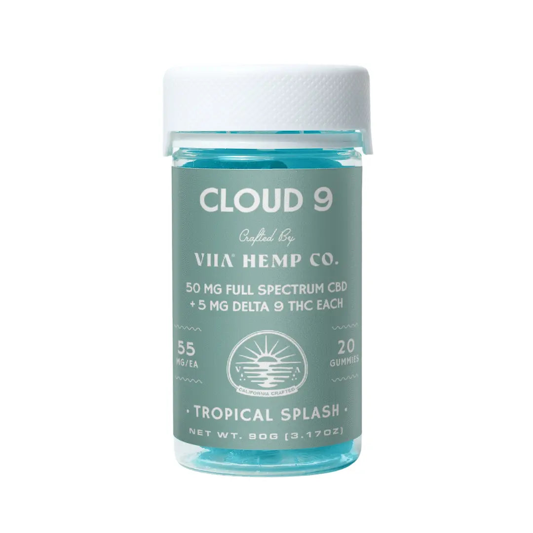 VIIA Hemp Company - Cloud 9 Tropical Splash THC Gummies 5mg