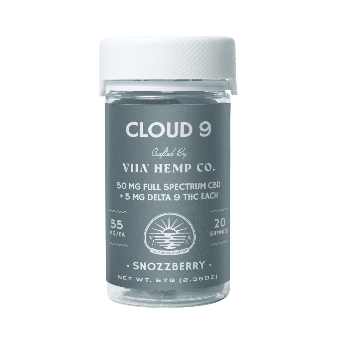 VIIA Hemp Company - Cloud 9 THC Gummies 5mg – Snozzberry