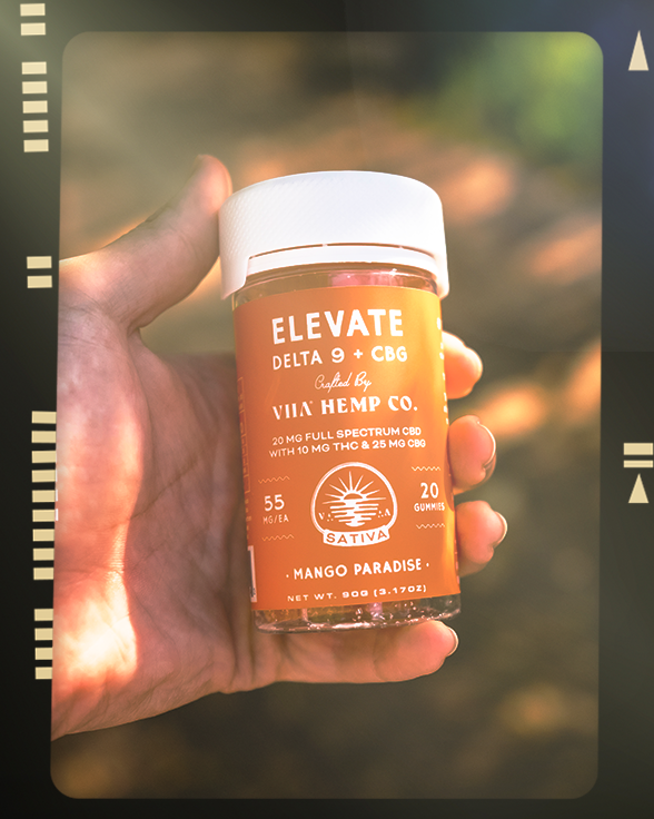 VIIA Hemp Company - Elevate Mango Paradise Delta 9 THC + CBG Gummies - 10mg