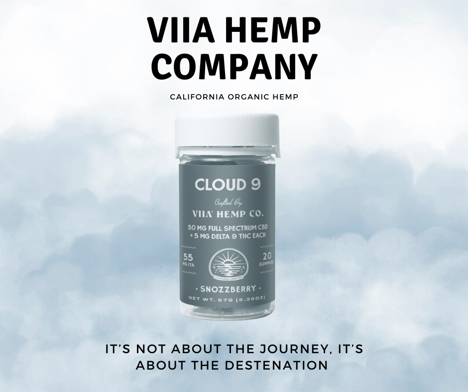 VIIA Hemp Company - Cloud 9 THC Gummies 5mg – Snozzberry